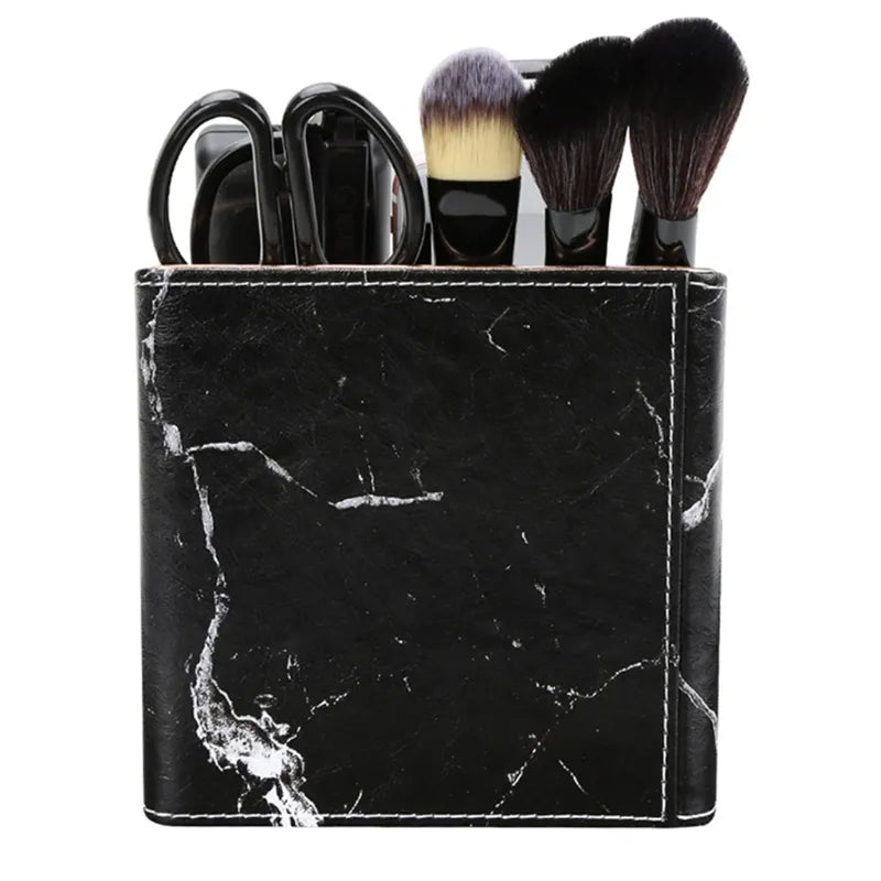 Marble Leather Desk Organizer